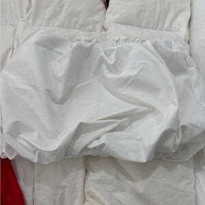 Zara White balloon mini SKIRT